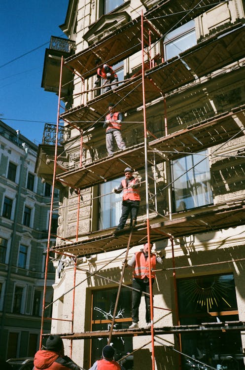 Prizren Old Town Facade Renewal — Facade Works scaffolding project in Prizren, Kosovo